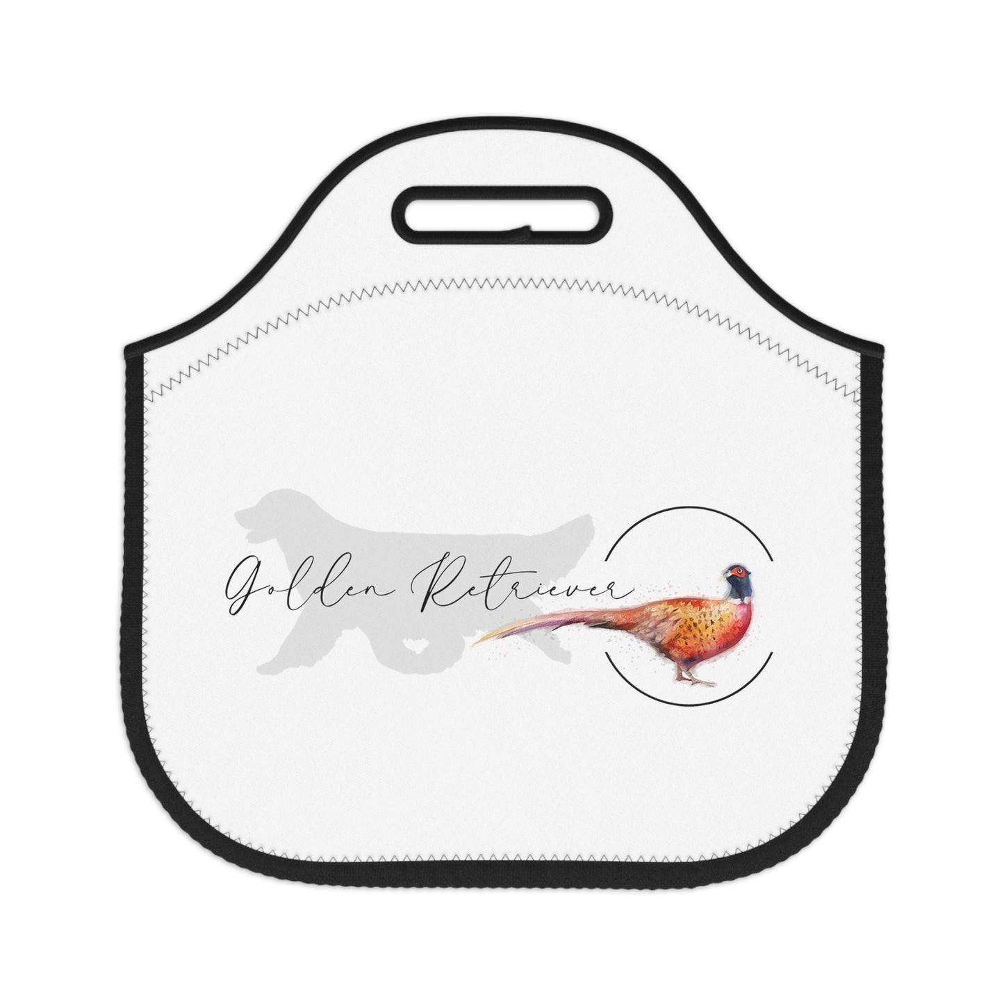 Neoprene Lunch/Treat/Bait Bag Golden Retriever