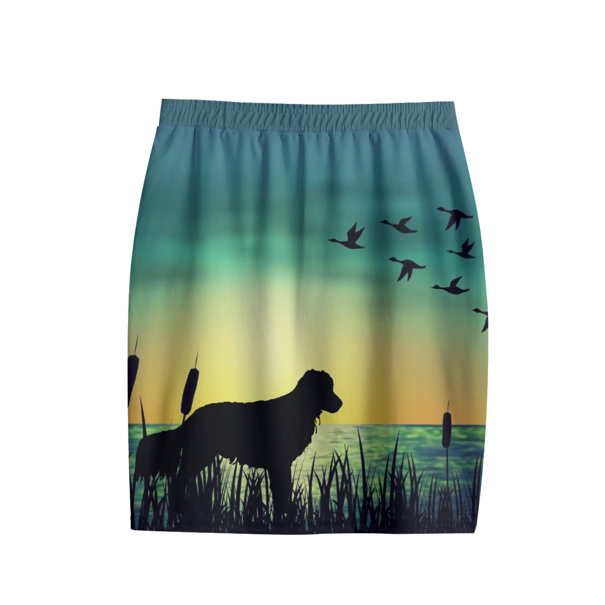 All-Over Print Women's Short Pencil Skirt