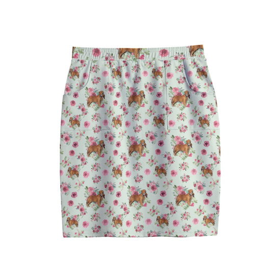 All-Over Print Women's Short Pencil Skirt